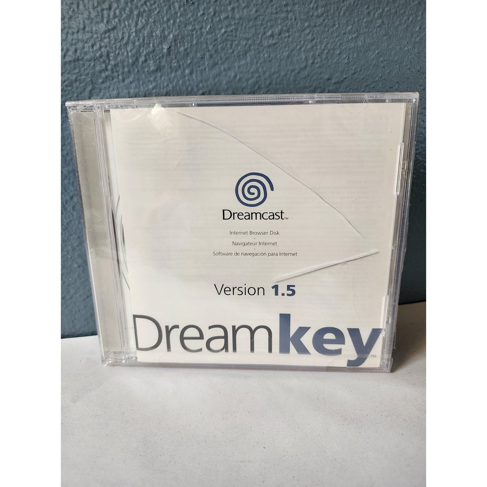 Dreamkey 1.5 New Sealed- Sega Dreamcast - DC - Internet Browser Disk 1999
